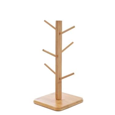 Imagem de Suporte para Xícaras Ekos 16x35x16Cm Bambu - Mai Home