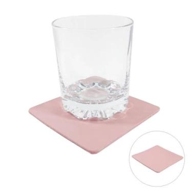 Imagem de Kit 4 Bolacha Porta Copo Chopp Cerveja Restaurante Material sintético 