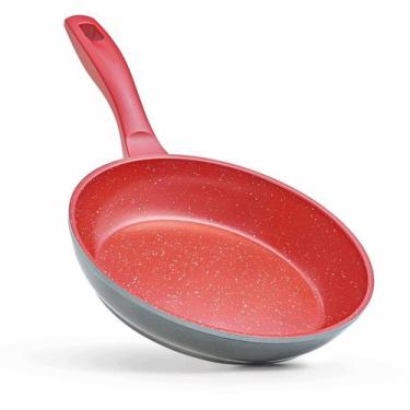 Imagem de Panela Polishop Sauté Grand Vermelha 24cm, Vermelho