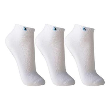Imagem de Kit 3 Pares De Meia Lupo Cano Curto Masculina Sport, Branco, G