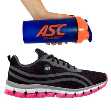 Imagem de Kit Tênis Para Caminhada Com Amortecedor Unissex e Coqueteleira - Calc