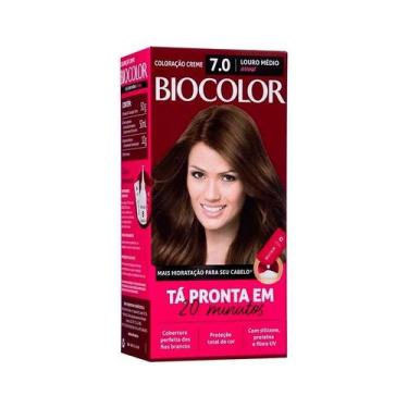 Imagem de Tinta de Cabelo Biocolor Mini Kit Louro Arraso 7.0