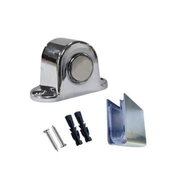 Imagem de Trava Com Imã Para Porta Madeira Ou Vidro Temperado Cromado - Mixso, V