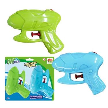 Imagem de Lançador Infantil de Água Verde e Azul Jogo com 2 Dm Toys