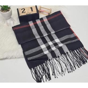 Imagem de Cachecol Lenço Pashminas Echarpe Femino/Unissex/ Masculino Para Frio I