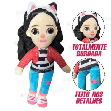 Imagem de Pelucia Menina Garota Gabby Casa Magica Da Gabby DollHouse - BBACOMERC