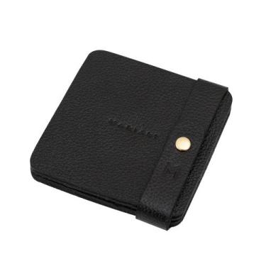 Imagem de Kit de Porta-Copos de Couro Mariart, Preto