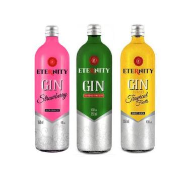 Imagem de Gin Eternity Strawberry + Tropical Fruits + London Dry 950ml