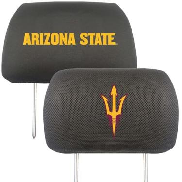 Imagem de FANMATS NCAA Arizona State Sun Devils Capas para encosto de cabeça automotivo, cores do time, tamanho único (24994)