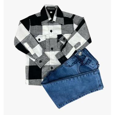 Imagem de Kit camisa flanela infantil e calça jeans 2 ao 16 - Maximus, Camisa br