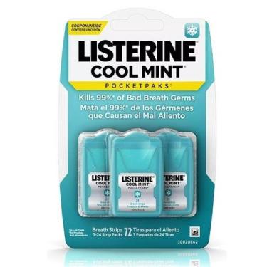 Imagem de Listerine Pocket Pack Sabor Cool Mint 72 Tiras - Johnson & Johnson