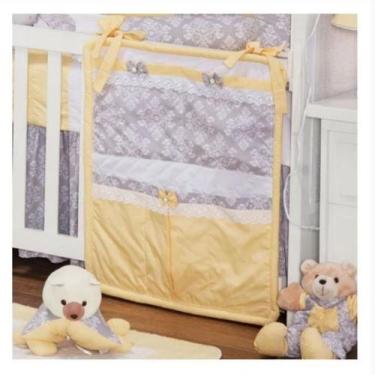 Imagem de Porta Objetos Retrô Amarelo 01 Peça - Coleção Conforto - Happy Baby