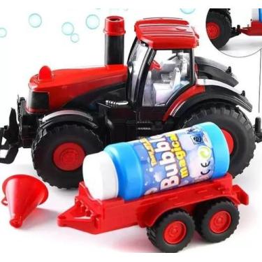 Imagem de Brinquedo Trator Que Solta Bolhas De Sabão Com Luzes Música . - toys k