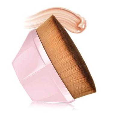 Imagem de Pincel Base Plana Hexagonal Oval Tiktok Make Profissional - soft brush