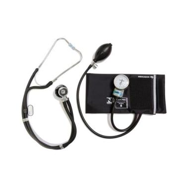 Imagem de Kit Aparelho de Pressão Esfigmomanômetro + Estetoscópio Rappaport P.A.