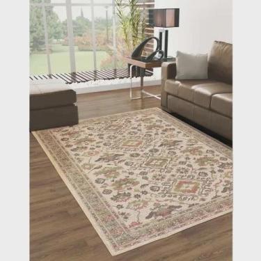 Imagem de Tapete Sala Classico Oriental 200X300 Cm Tipo Belga 72 Bege - Tapete M