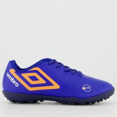 Imagem de Chuteira Umbro Orbit Society Juvenil Azul, 36