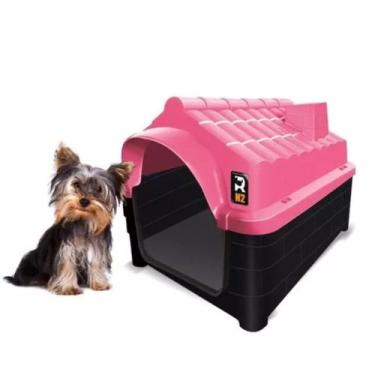 Imagem de Casa Pet N2 Uso Veterinário Doméstico Animais Pequenos Rosa - MecPet