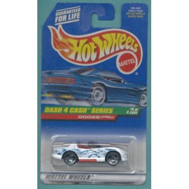 Imagem de Hot Wheels Mattel 1998 1:64 Scale Dash 4 Cash Series White Dodge Viper RT/10 Die Cast Car 4/4