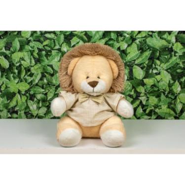 Imagem de PELUCIA SAFARI LEÃO PROVENCE 18 CM - PARA DECORAÇÃO (xadrez de bege)