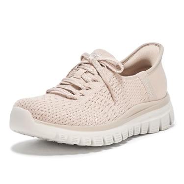Imagem de Skechers Modern Comfort Women's Graceful-First Blush Hands Free Slip-ins Tênis, Cinzento-acastan, 35