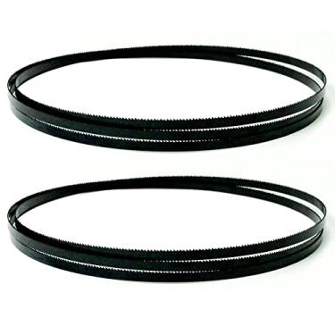 Imagem de FOXBC Lâmina de Serra de Fita 70-1/2" X 3/16" X 14 Tpi para Rikon, Sear Craftsman 10" Serra de Fita - Pacote com 2 Unidades