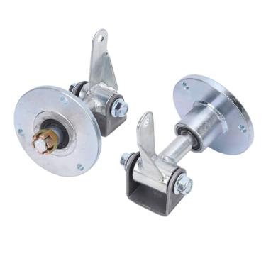 Imagem de 1 par de Eixo de Direção Roda Dianteira Com 3 Pinos, Liga de Aço para Pneus de 6 Polegadas, Faça você Mesmo, Kart, Quad Mini Bike