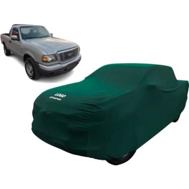 Imagem de Capa Cobrir Camionete Ford Ranger Cabine Simples Anti Risco (Verde)