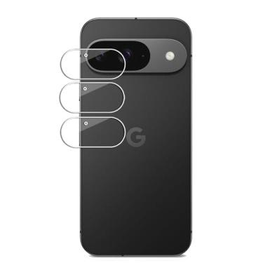 Imagem de Pacote com 3 protetores de lente de câmera de vidro temperado para Google Pixel 9 (5G)