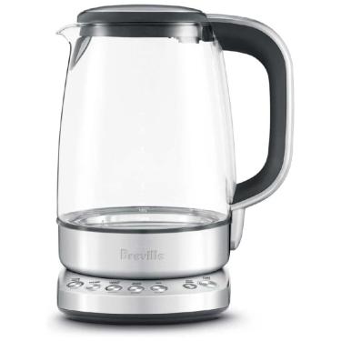 Imagem de Chaleira Elétrica, Aço Inoxidável, Vidro, 1,7L, Transparente, BREVILLE BKE830XL, Prateado