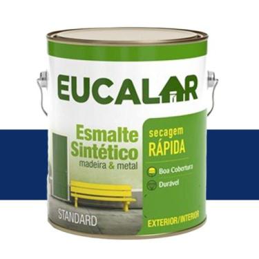 Imagem de tinta esmalte eucalar azul del rey 3,6 litros