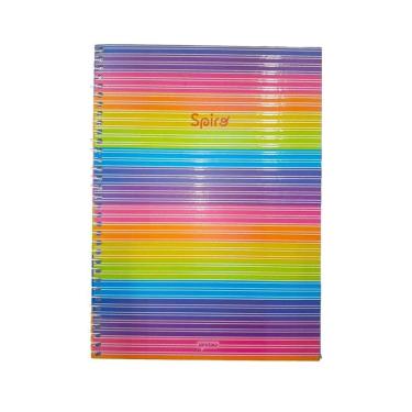 Imagem de Caderno Univ. 10 Mat 160 Folhas Spiro Capa 4 - Jandaia