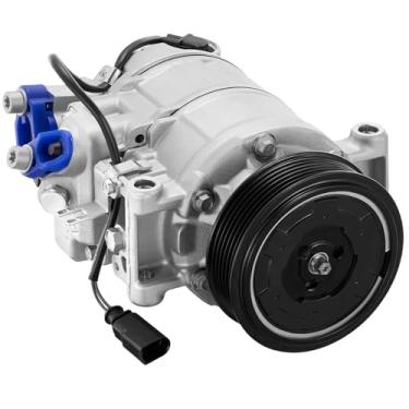 Imagem de BDFHYK Compressor A/C de ar condicionado com embreagem compatível com Audi A4 1.8L 2001-2006 2013-2016, 2.0L 2005-2007, A5 2008-2019, A3 A4 A5 A8 Quattro, A4 allroad Q7
