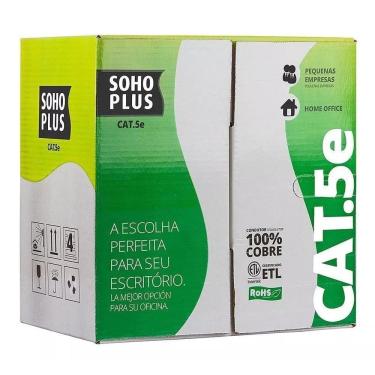 Imagem de Cabo de Rede LAN Furukawa SohoPlus Azul Cat5e 24AWG CMX 305m