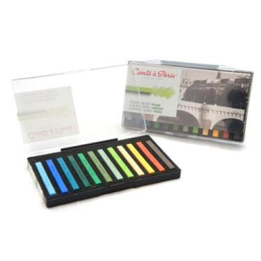 Imagem de Estojo 50130 Giz Pastel Seco Carre C/ 12 - CONTE A PARIS