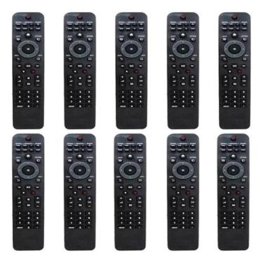 Imagem de Kit 10 Controle Para Tv Philips 32pfl6605d/78 - Genérica