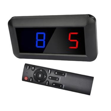 Imagem de menolana Pontuação eletrônica de pontuação de placar de comprimido SPORTBOOBO DIGITAL SPORTE com controle remoto para badminton de vôlei badminton, Azul E Vermelho