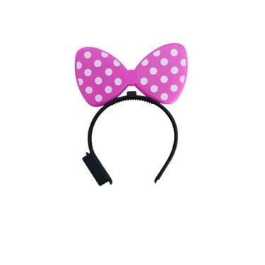 Imagem de Tiara Minnie com LED  Diversão Iluminada para Sua Festa! - Romã Atacad