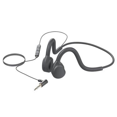 Imagem de Fones de ouvido Open Ear Sport, faixa de pescoço com fio e microfone de 3,5 mm/tipo C