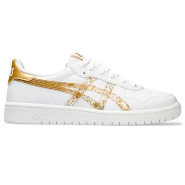 Imagem de ASICS Tênis esportivo feminino Japan S, Branco/Ouro puro, 35