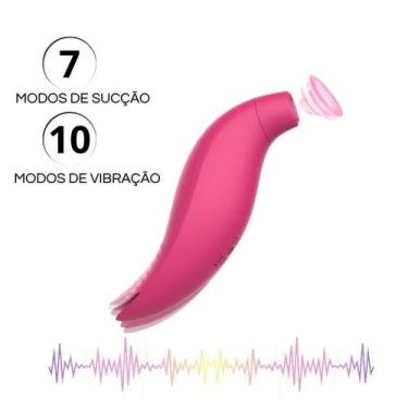 Imagem de Estimulador Sugador de Clitoris Com 10 Modos de Vibração Melty Coleção