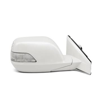 Imagem de Espelho lateral esquerdo direito automático carro 5/7/9 fios espelho retrovisor externo conjunto, compatível com HONDA CRV CR-V 2007 2008 2009 2010 2011 RE1 RE2 RE4(1PC 5PIN Right White)