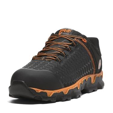 Imagem de Tênis masculino de fábrica e construção Powertrain Sport Alloy-Toe EH Timberland PRO, Preto sintético/laranja, 12