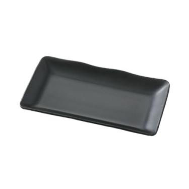 Imagem de Prato de churrasco fosco de porcelana sintética, prato quente de restaurante prato de sushi japonês-W5410-1