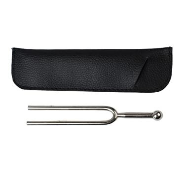 Imagem de Ferramenta de tom do sintonizador BordStract, padrão de ajuste de 440Hz com capa de couro para guitarra, violino, ukulele e bandolim