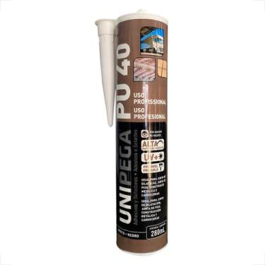 Imagem de Adesivo pu 40 unipega preto 280ml/400gr