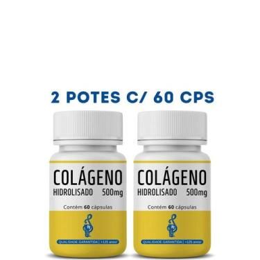 Imagem de Colágeno Hidrolisado 500mg 60 CPS - ( Peptídeos de Colágeno, Cabelo, P