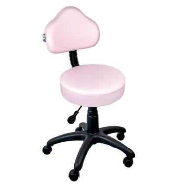 Imagem de Cadeira Mocho Rosa Claro - ULTRA Móveis - Ultra Móveis Corporativo