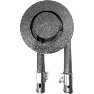 Imagem de Queimador Duplo 17cm em Ferro Fundido para Fogão Industrial Baixa Pres