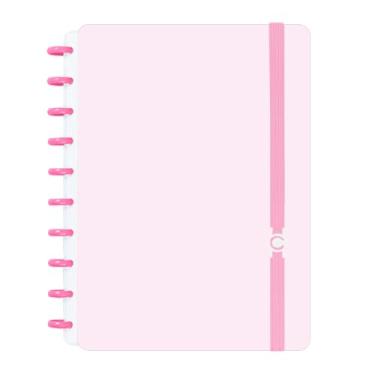 Imagem de Caderno Criativo Rosa Pastel A4/A5 Disco Inteligente (Grande A4)